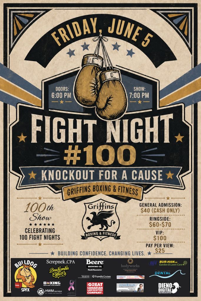 JUNE 5, 2026 – Friday Night Fights #100 – Knockout for a Cause