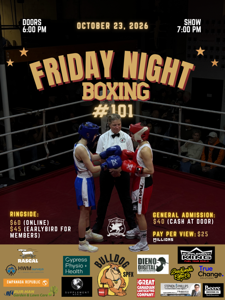 OCTOBER 23RD, 2026 – Friday Night Fights #101